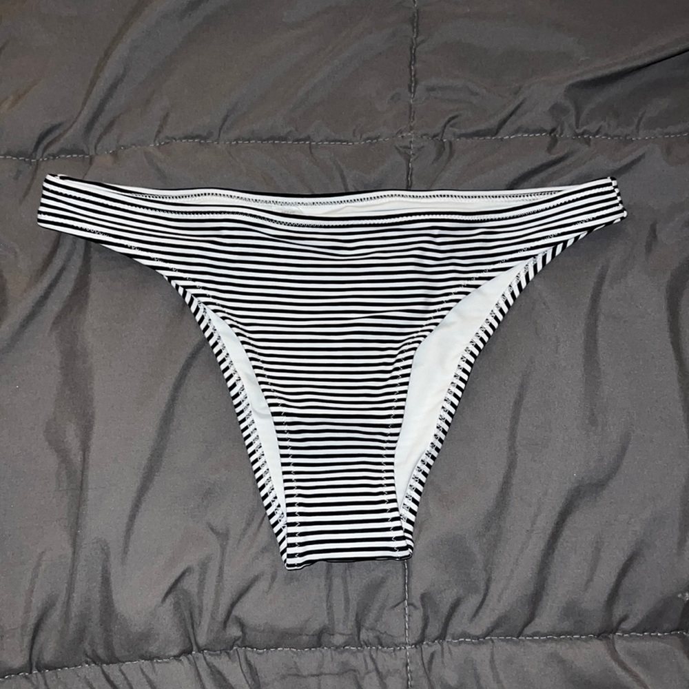 nwt aerie stripped swim bottom